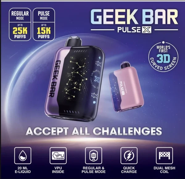 geek bar pulse x puffs