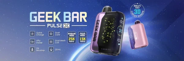 geek bar pulse x puffs