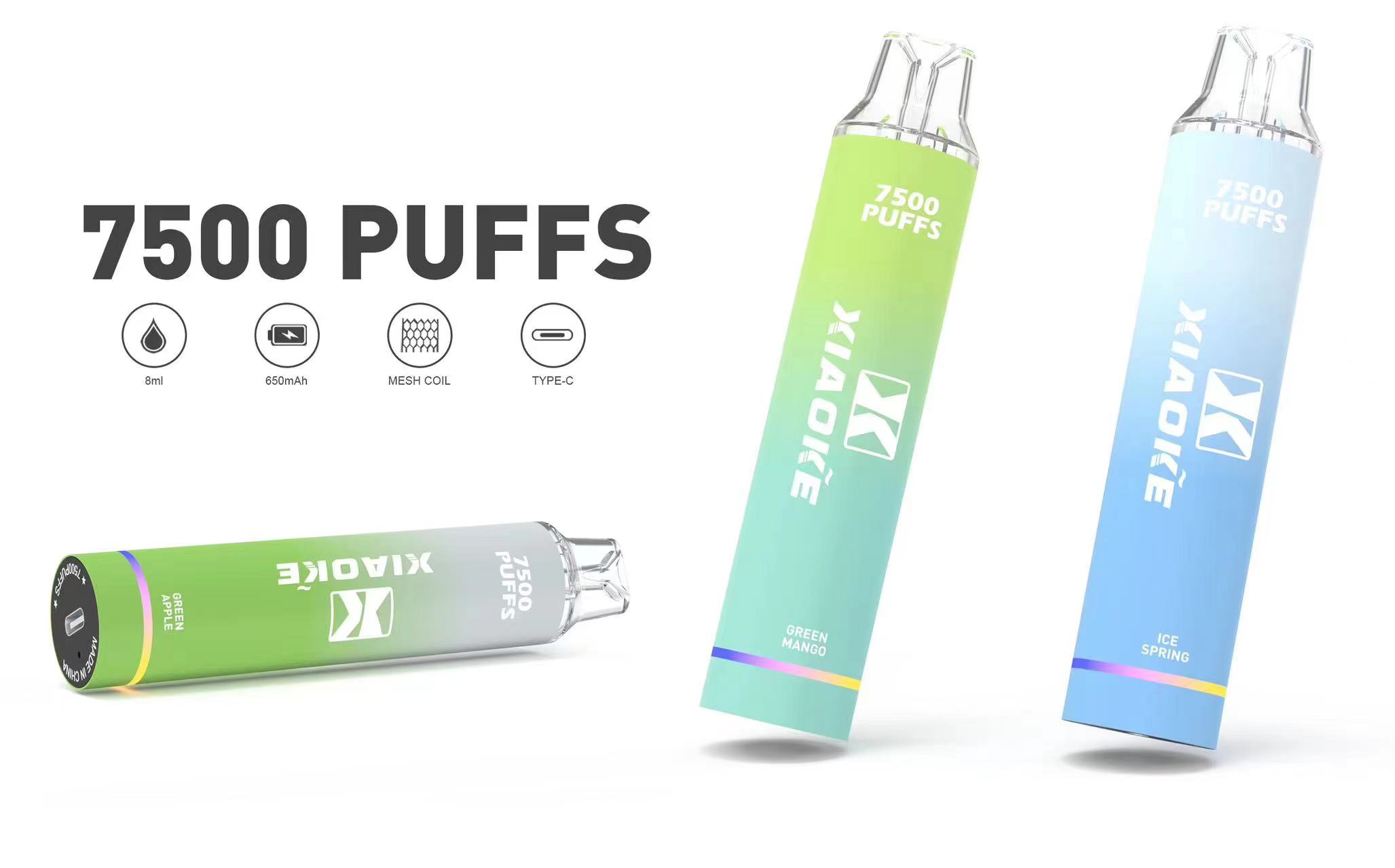 xiaoke puffs 梟客一次性電子煙